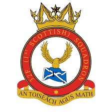 Coat of arms (crest) of the No 23F (1st Scottish) Squadron, Air Training Corps