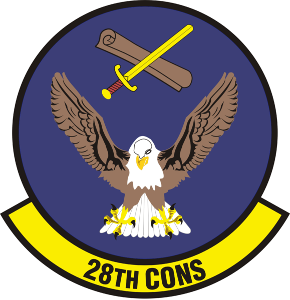 File:28th Contracting Squadron, US Air Force.png