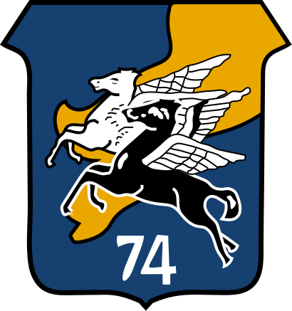 Coat of arms (crest) of the 74th Tactical Wing, AFVN