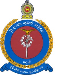Coat of arms (crest) of the Air Force Station Palaly, Sri Lanka Air Force