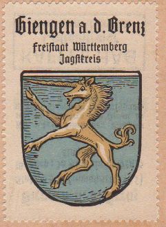 Wappen von Giengen an der Brenz
