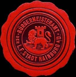 Seal of Hainburg an der Donau