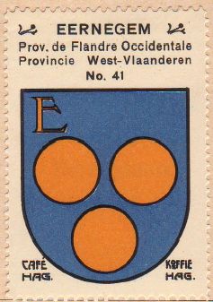 Wapen van/Blason de Eernegem