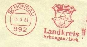 Wappen von Schongau (kreis)/Coat of arms (crest) of Schongau (kreis)