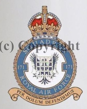 Coat of arms (crest) of the No 171 Squadron, Royal Air Force