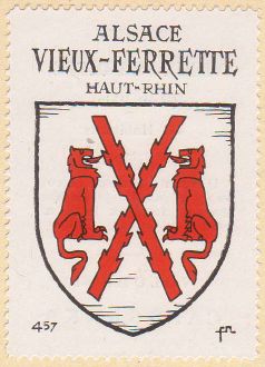 Blason de Vieux-Ferrette