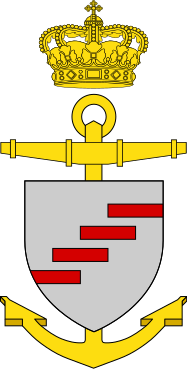 Coat of arms (crest) of the Fast Missile Boat Rodsteen (P546), Danish Navy