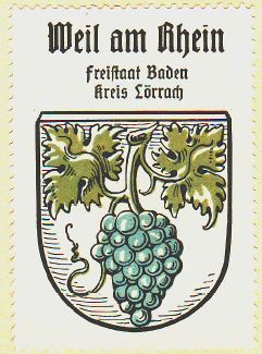 Wappen von Weil am Rhein/Coat of arms (crest) of Weil am Rhein