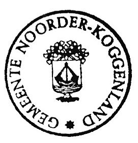 Wapen van Noorder Koggenland/Coat of arms (crest) of Noorder Koggenland