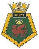 Coat of arms (crest) of the RFA Regent, United Kingdom