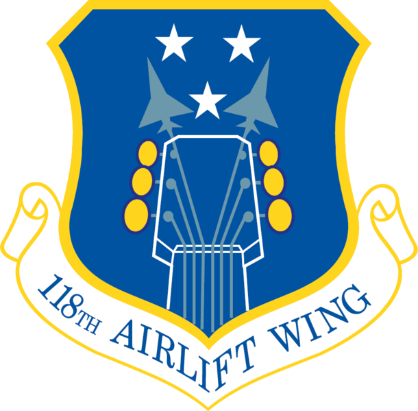 File:118th Airlift Wing, Tennessee Air National Guard.png