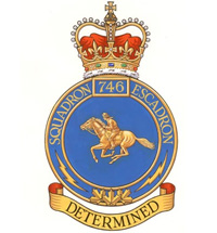 Coat of arms (crest) of the 746 Signal Squadron, Canada