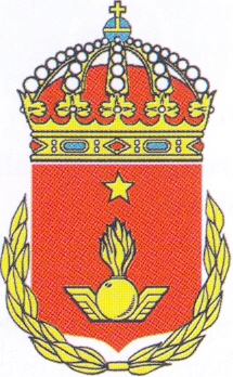 Coat of arms (crest) of the Air Defence Battle School, Swedish Army