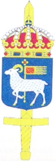 Coat of arms (crest) of Gotland Military District Staff, Sweden