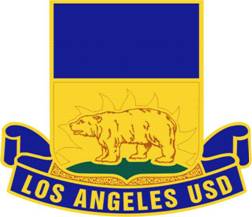 Arms of Woodrow Wilson High School Junior Reserve Officer Training Corps, Los Angeles Unified School District, US Army