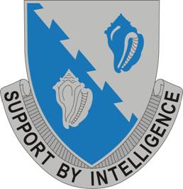 Coat of arms (crest) of 14th Military Intelligence Battalion, US Army