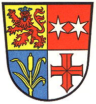 Wappen von Groß-Rohrheim / Arms of Groß-Rohrheim