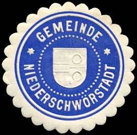 Wappen von Niederschwörstadt/Arms of Niederschwörstadt