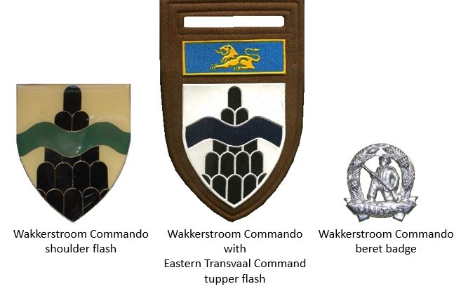 Coat of arms (crest) of the Wakkerstrom Commando, South African Army