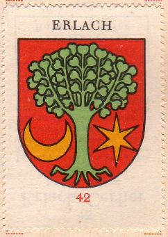 Wappen von/Blason de Erlach (Bern)
