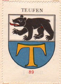 Wappen von/Blason de Teufen (Appenzell Ausserrhoden)