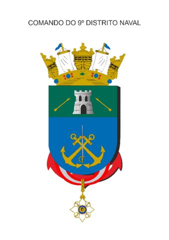Coat of arms (crest) of the 9th Naval District, Brazilian Navy