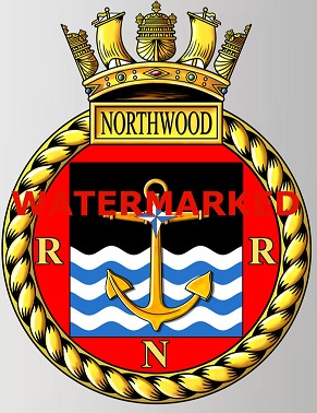 Coat of arms (crest) of the Royal Naval Reserve Northwood, Royal Navy