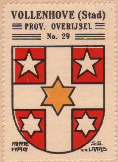 Wapen van Stad Vollenhove/Coat of arms (crest) of Stad Vollenhove