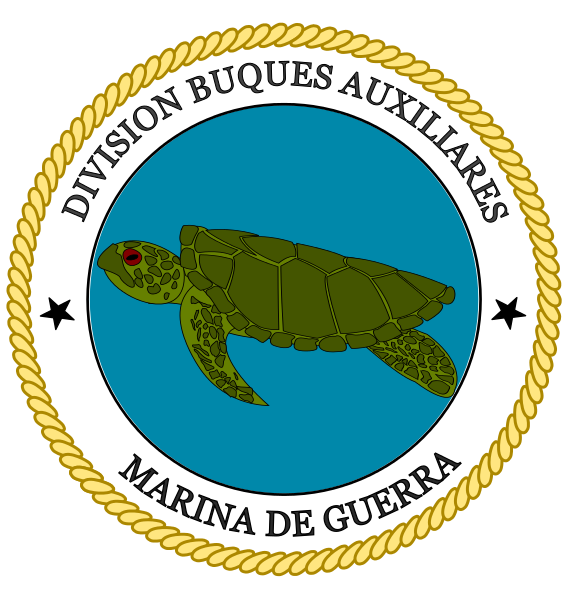 Coat of arms (crest) of the Auxiliary Ships Division, Dominican Republic Navy