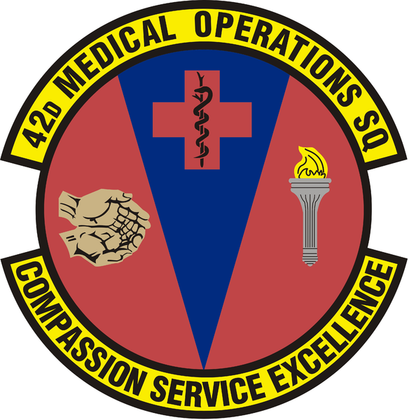 File:42nd Medical Operations Squadron, US Air Force.png