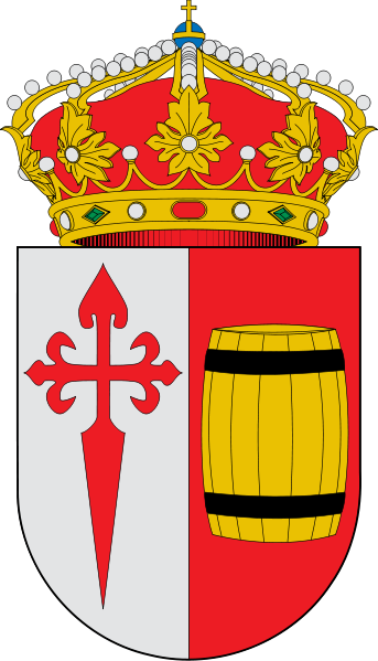 Escudo de Botija (Cáceres)/Arms (crest) of Botija (Cáceres)