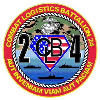 Coat of arms (crest) of the 24th Combat Logistics Battalion, USMC