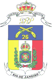 Coat of arms (crest) of 26th Military Police Battalion, Rio de Janeiro