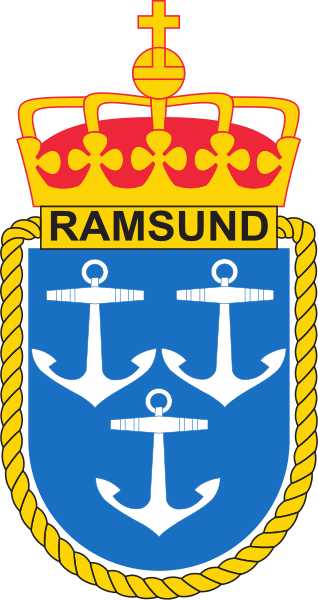 Coat of arms (crest) of the Ramsund Naval Station, Norwegian Navy
