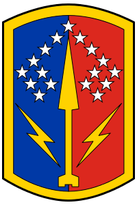 Coat of arms (crest) of 174th Air Defence Artillery Brigade, Ohio Army National Guard
