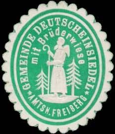Wappen von Deutscheinsiedel/Arms (crest) of Deutscheinsiedel