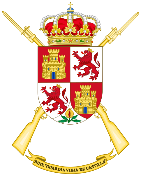 File:Infantry Battalion Guardia Vieja de Castilla, Spanish Army.png
