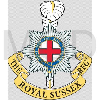 Coat of arms (crest) of the The Royal Sussex Regiment, British Army
