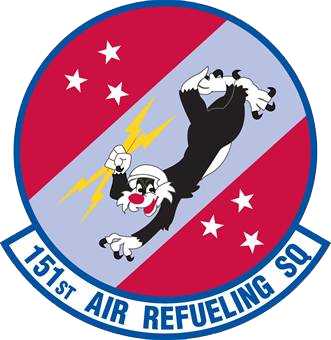 Coat of arms (crest) of the 151 Air Refueling Squadron, Tennessee Air National Guard