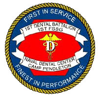 Coat of arms (crest) of the 1st Dental Battalion, USMC