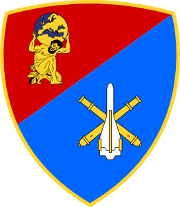 Coat of arms (crest) of the Anti-Aircraft Artillery Command, Italian Army