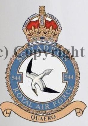 Coat of arms (crest) of the No 544 Squadron, Royal Air Force