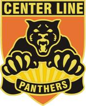 Arms of Center Line High School Junior Reserve Officer Training Corps, US Army