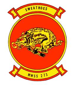 Coat of arms (crest) of the MWSS-273 Sweathogs, USMC