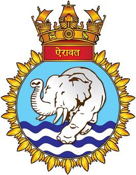 Coat of arms (crest) of the INS Airavat, Indian Navy