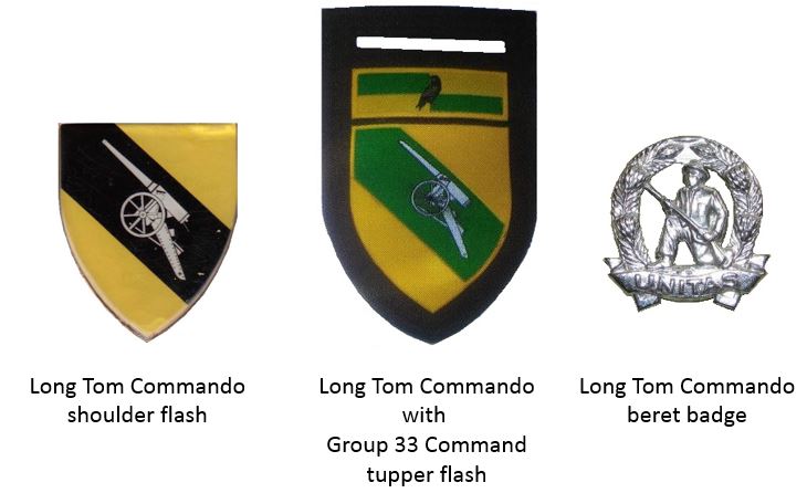 Coat of arms (crest) of the Long Tom Commando, South African Army