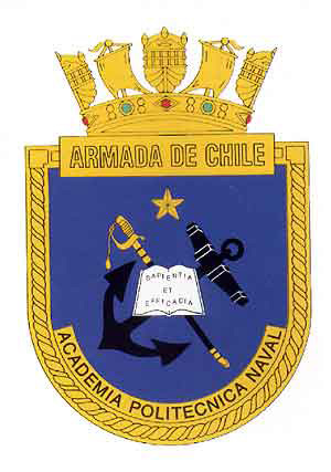 Coat of arms (crest) of the Naval Polytechnical Academy, Chilean Navy