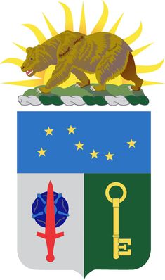 Coat of arms (crest) of 250th Military Intelligence Battalion, California Army National Guard