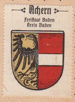 Wappen von Achern/Coat of arms (crest) of Achern