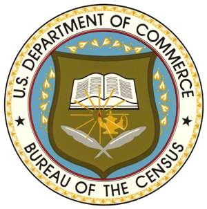 Coat of arms (crest) of Bureau of the Census, US Department of Commerce